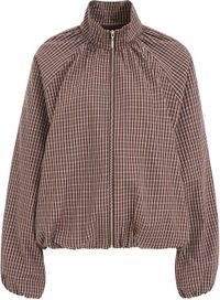 WE Fashion geruite bomberjack - bruin