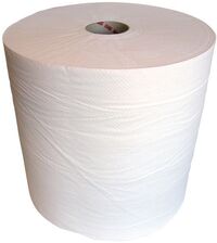 Staples Choice EURO Recycled Poetsdoek - 28 cm x 700 m - Wit