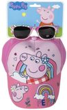 CERDÁ LIFE'S LITTLE MOMENTS Peppa Pig Pet en Zonnebril Set Kinderen Roze UV400 Bescherming Officiële Merchandise