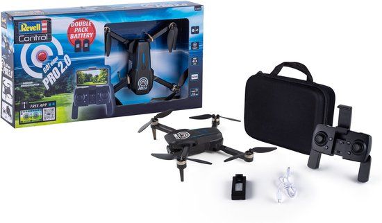 Revell 23805 RC Drone - Go! Video Pro 2.0 Quadrocopter - Zwart