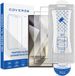 Coverzs Tempered Glass Screenprotector met Frame (2-Pack) geschikt voor Samsung Galaxy S24 Ultra