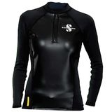 Scubapro Top Hybrid Dames 1 MM-M Koud Water Duikdrukset Unisex - Volwassenen, Zwart, M