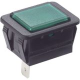 Arcolectric (Bulgin Ltd.) C0480ABNAC Lampe témoin verte, noire 1 pièce