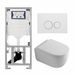 Geberit QeramiQ Dely Swirl Toiletset