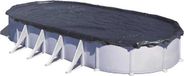 Gre Couverture Pour Piscines Ovale Premium Argent 610 x 410 cm