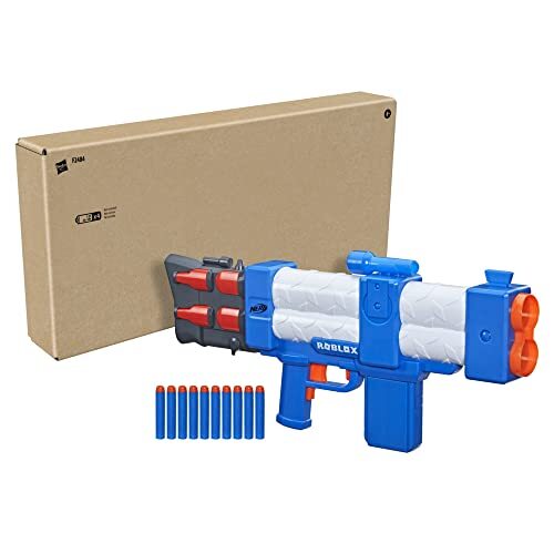 NERF Roblox Arsenal: Pulse Laser gemotoriseerde dartblaster, 10 Elite-darts, magazijn, code om een virtueel item te ontgrendelen in de game