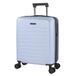 Handbagagekoffer, Eigentijds Handbagagekoffer, Stevig, Licht, Met Wielen, 4 Zwenkwielen, Met Cabinebagage, Lichtblauw/Antraciet