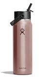 Hydro Flask – Lightweight Wide Flex Straw Cap Bottle 946 ml (32oz) – Roestvrij Staal, Lekdicht met Band – Geïsoleerd 24 Uur Koud – Quartz