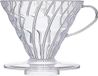 Hario V60 dripper plastic transparant maat 02