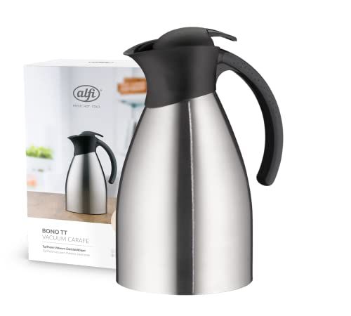 Alfi 0787205150 Thermoskan Bono, 1,5 L, Dubbelwandig Roestvrij Staal