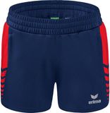 Erima Six Wings Worker Short Kinderen - New Navy / Rood - Maat 152