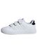 adidas Advantage Base 2.0 Children Shoes, Cloud White/Cloud White/Core Black, 28.5 EU