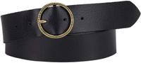 Levis Athena Riem Zwart Leer Unisex 105 cm