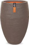 Capi Europe Vase élégant deluxe Rib NL 51x72 Chaud taupe