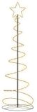 vidaXL LED-kerstboom 180 cm warm wit 120 LEDs