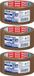 Tesa Verpakkingstape - 4x - bruin - sterk - 66 m x 50 mm