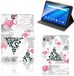 B2Ctelecom Lenovo Tab E10 Flip Case Flamingo Triangle