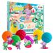 INKEE Fun Beach Geschenkdoos met 6 badbommen voor kinderen, bevat 6 verschillende nijlpaardfiguren om te verzamelen, 6 x badbruisballen voor kinderen, verrassend
