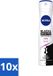 Nivea Deospray Invisible Black & White - 150 ml - Voordeelverpakking - 10 stuks