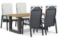 Lifestyle Garden Furniture Lifestyle Lifestyle Vivaro/Cardiff 180x100 cm dining tuinset 5-delig