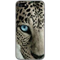 Apple iPhone SE 2020/2022 Oeil de leopard bedrukt siliconen hoesje