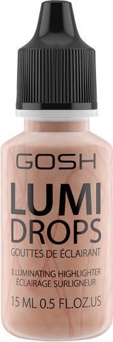 Gosh Lumi Drops Highlighter vloeistofverlichting 004 Perzik 15ml