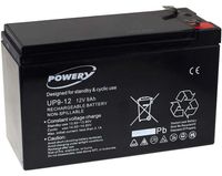 Powery Batterie Blei-Gel pour UPS APC Back-UPS BK500-IT 9Ah 12V