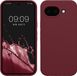 kwmobile telefoonhoesje geschikt voor Google Pixel 10a - Hoesje met siliconen coating - Smartphone case in bordeaux-violet