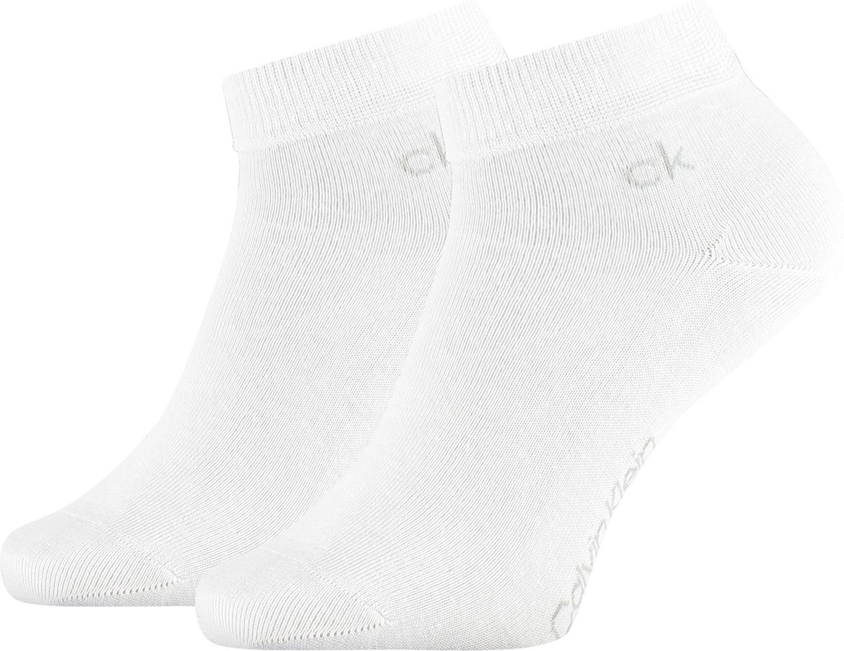 Calvin Klein 2P Cotton Simon Heren Enkelsokken - Maat 39-42