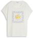 Tom Tailor T-shirt Materiaalmix Whisper White XXL
