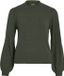 Vila Trui Viril Turtle-nk Balloon L/s Top - N 14084179 Forest Night/ Dark Melange Dames Maat - M