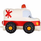 PartyDeco Staande Folieballon Ambulance