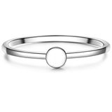 Glanzstücke München Ring Zilver 999 zilver Minimalistisch Vrouwen Maat 58