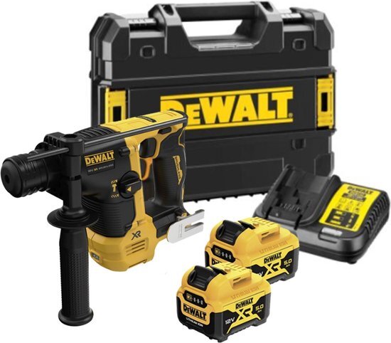 DeWALT DCH072P2 Compacte Accu Boorhamer SDS+ 1,1J 12V XR 5.0Ah in TSTAK