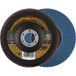 Rhodius 209496 LGZ F2 disque lamelle grain 80 inox, acier 10 pc.