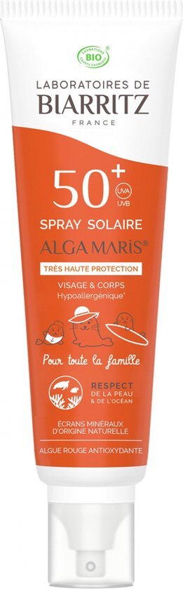 Laboratoires de Biarritz - Suncare - Alga Maris - Zonnebrandspray Familieverpakking  SPF50+ 150ml