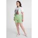 GREAT LOOKS crinkle korte broek lichtgroen