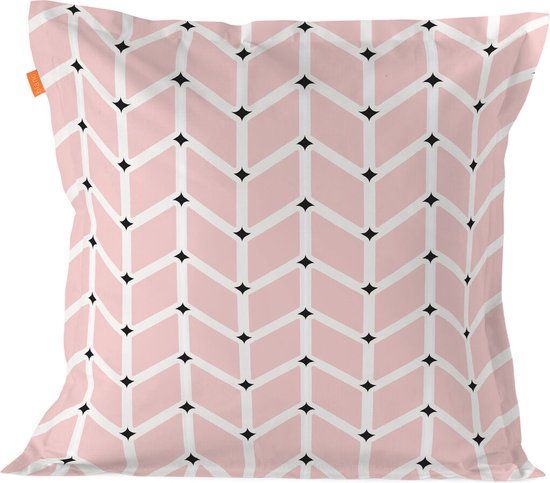 HappyFriday Blanc Blush Multicolour Cushion Cover - 60 x 60 cm - Cotton