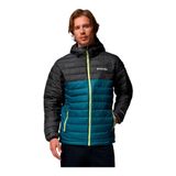 Columbia Powder Lite II Hooded Jac Blauw S EU
