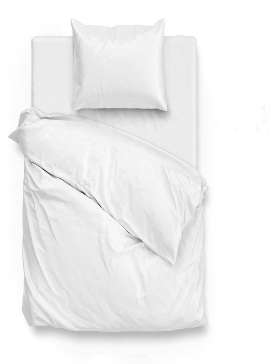 Zo!Home Zo'home Satinado dekbedovertrek white - 140 x 200/220