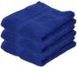 Towelcity 3x Serviettes de luxe bleues 50 x 90 cm 550 grammes