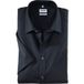 OLYMP Level 5 body fit overhemd - korte mouw - popeline - marineblauw - Strijkvriendelijk - Boordmaat: 40 (EU maat: M)