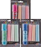 Grafix Stoepkrijt 3 kleuren met handvat (1 stuk) assorti