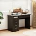 Bureau Moderne 110 X 50 X 76 Cm Noir