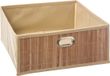 5Five Opbergmand/kastmand - 13L - beige - linnen/bamboe - 31 x 15 x 31 cm