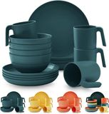 Allecto Plus - Set de couverts en plastique de 16 pièces - Vert
