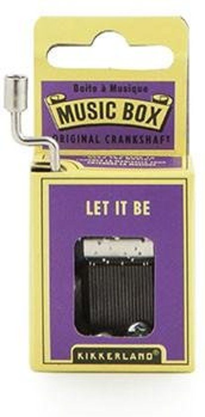 Kikkerland Nostalgisch Muziekdoosje Let it Be