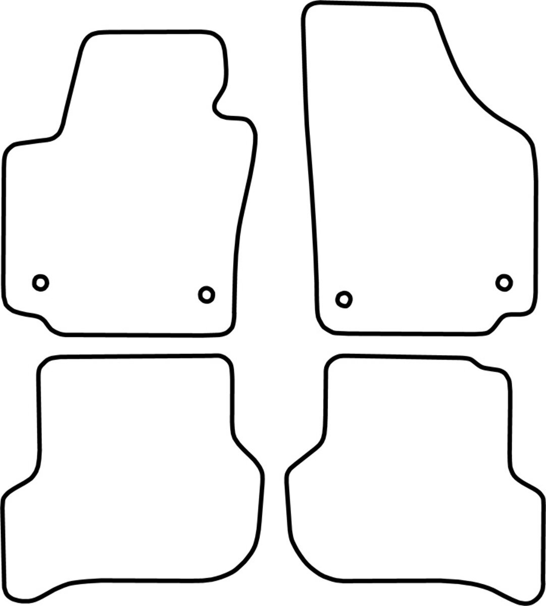 AutoStyle Automatten Seat Altea 2008