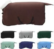 vidaXL Paardendeken - Volledig - Donkerbruin - 115 cm - Polar fleece