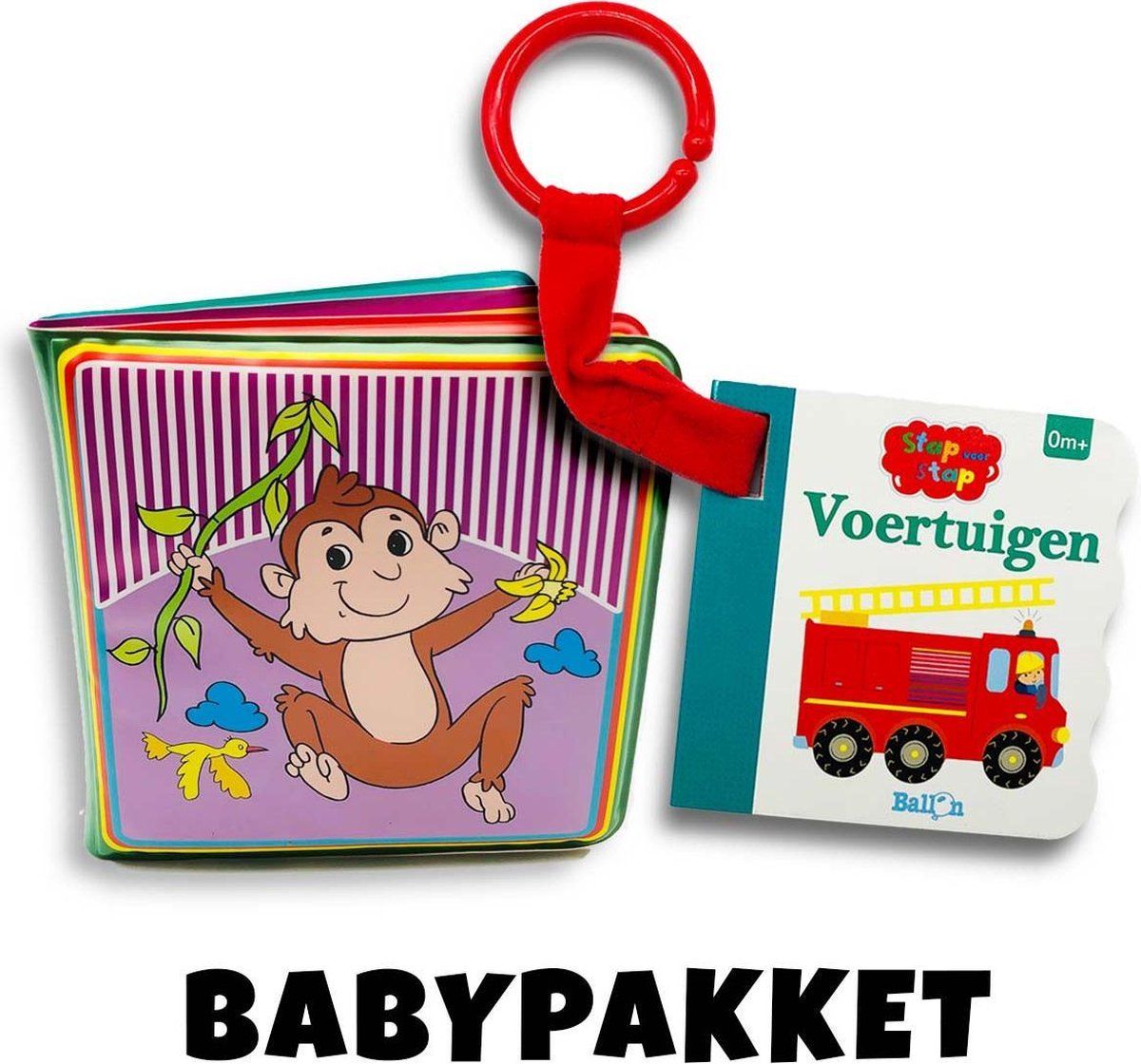 Boekskes Babypakket - Buggyboekje + Badboekje - 2 babyboekjes - Voordeelpakket
